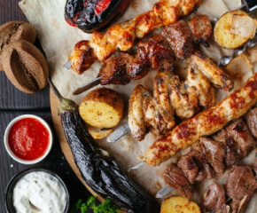 Prato de churrasco